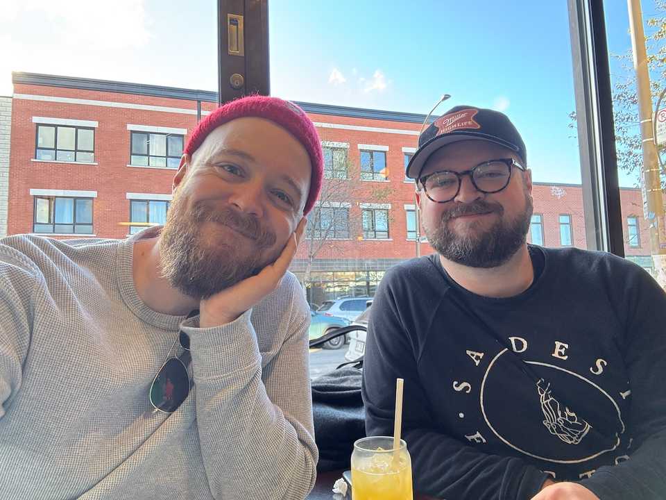 Joe and I at Pastel Rita