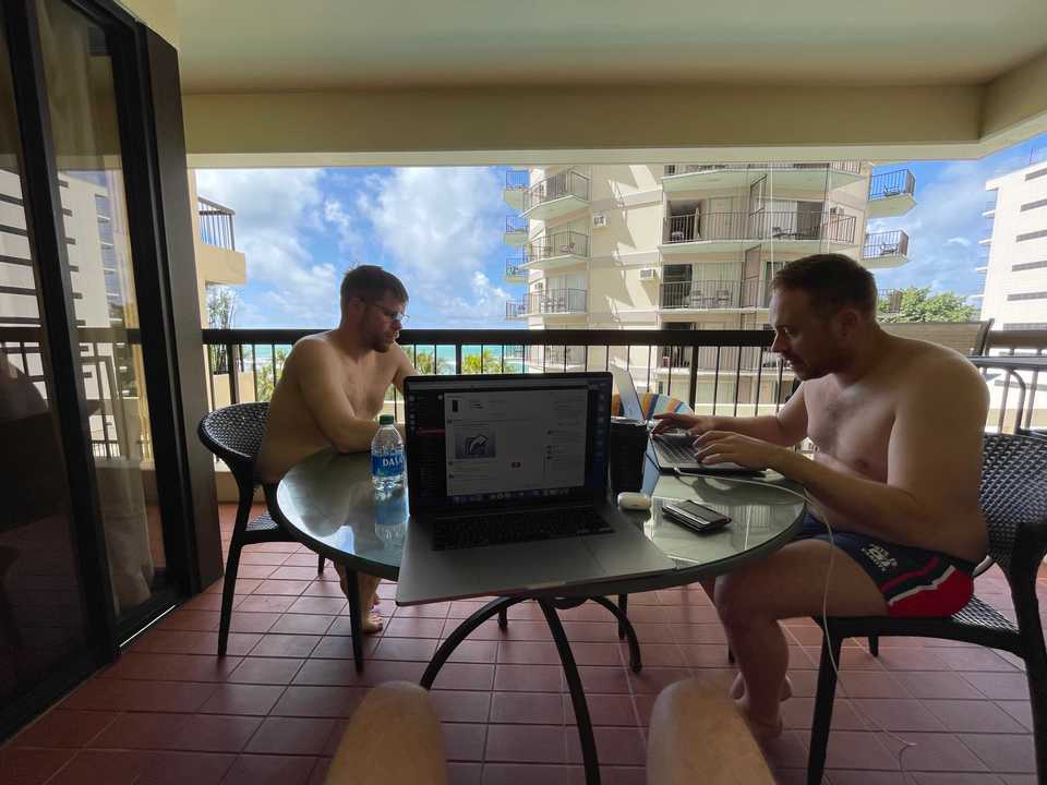 Working from the Balcony