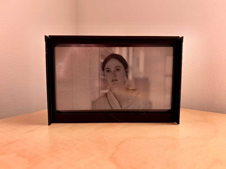 Sentimental Value playing on my slow movie player