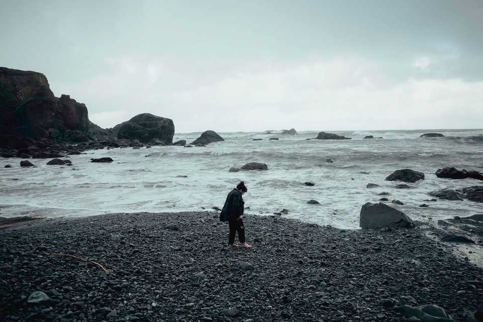 Emma on the beach | Gold Beach, OR