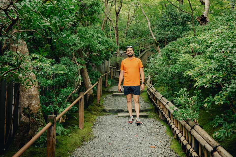 Charlie at Giōji Temple | Kyoto