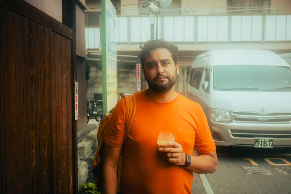 Latte's in a parking lot | Kyoto