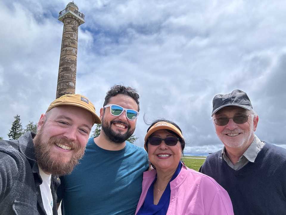 Us at the Astoria Column