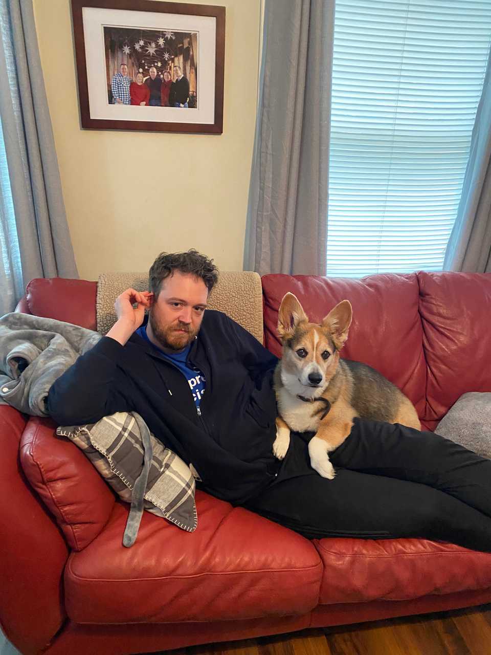 Me and Jackson the Corgi (Serving some kind of face)