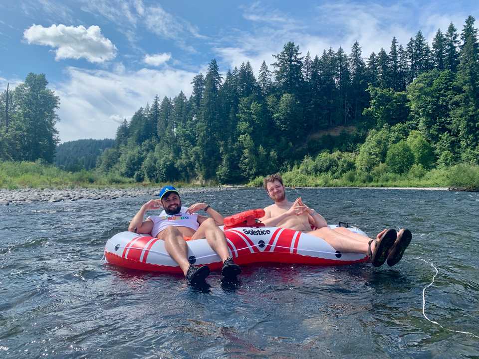 Floating the Clackamas River