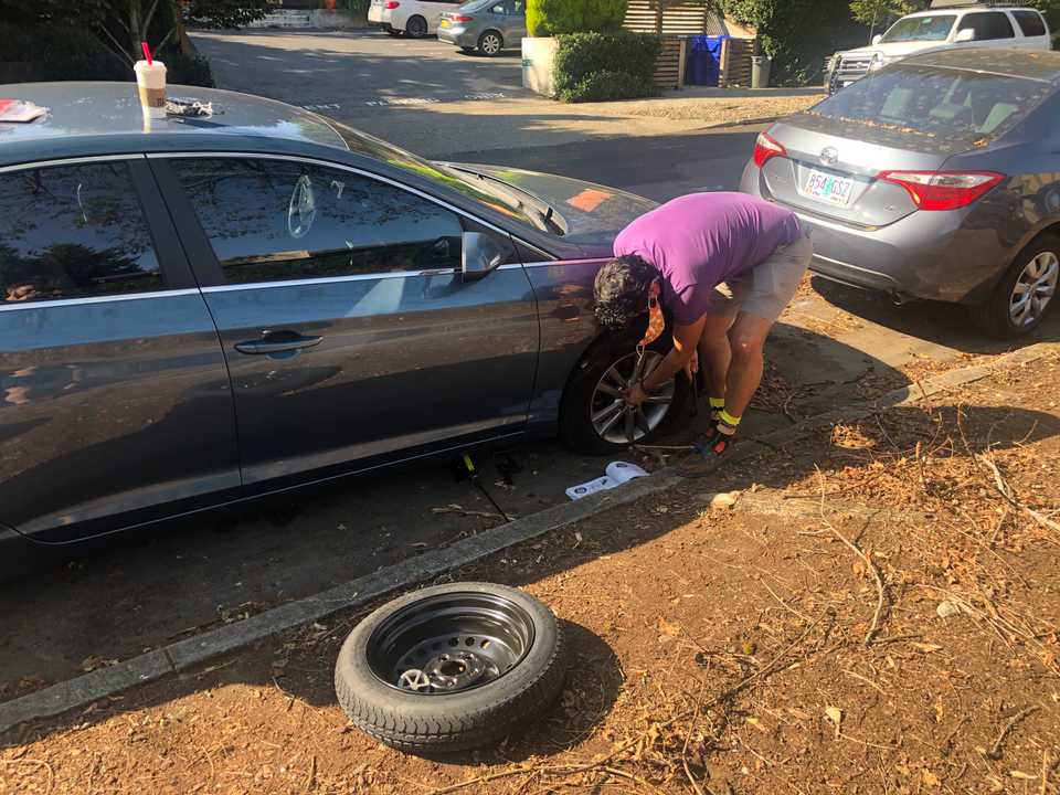 How may gays does it take to change a tire? (2)