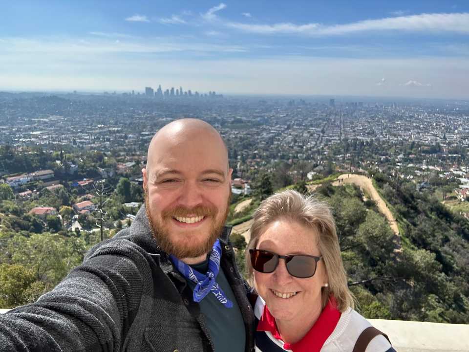 Mom and I in LA earlier this year