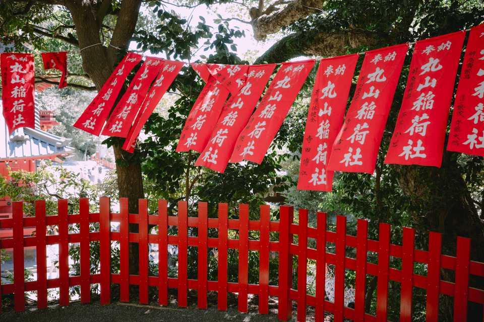 Tsurugaoka Hachimangu banners | Kamakura