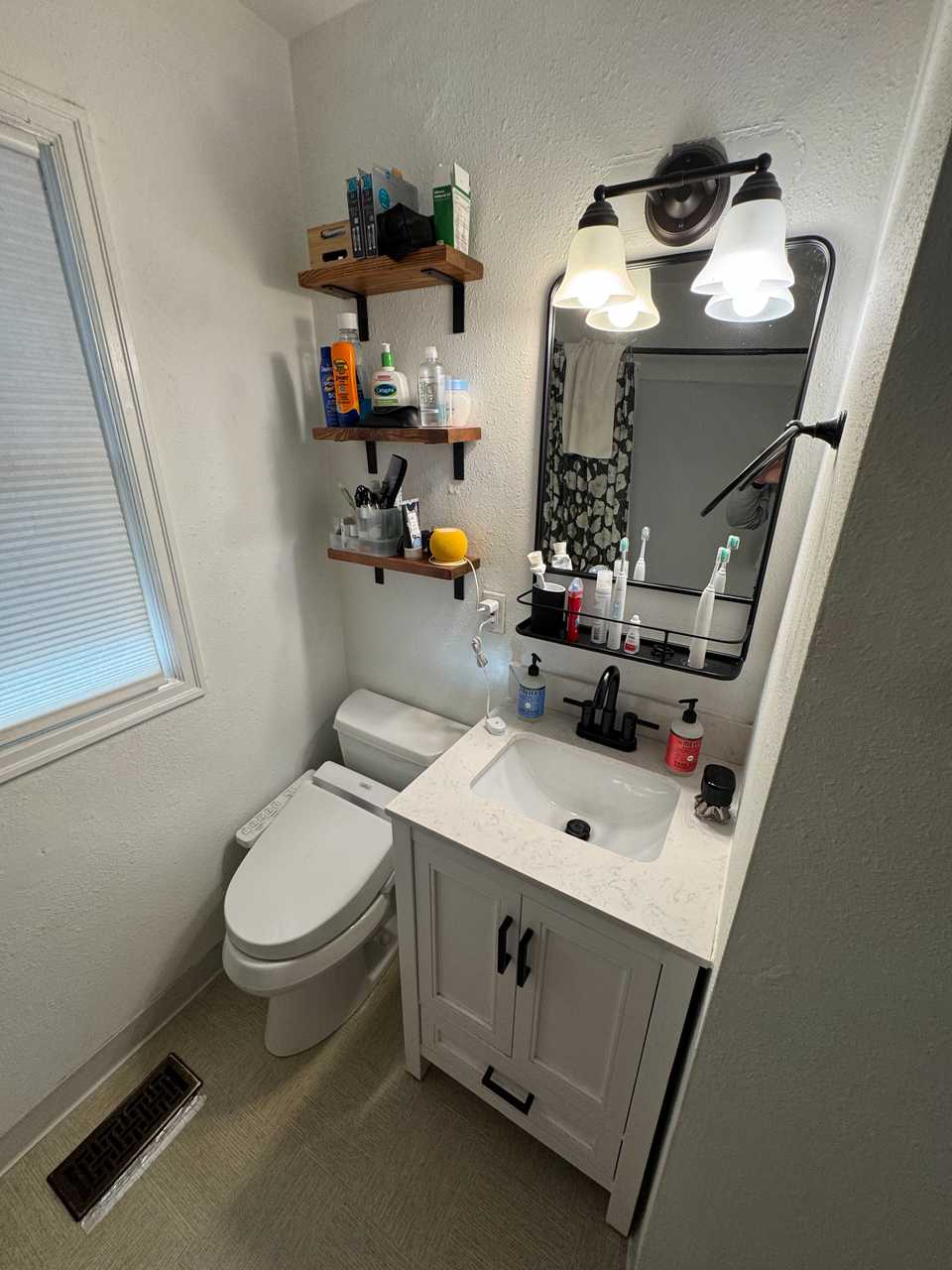 Bathroom Before (Toilet Area)