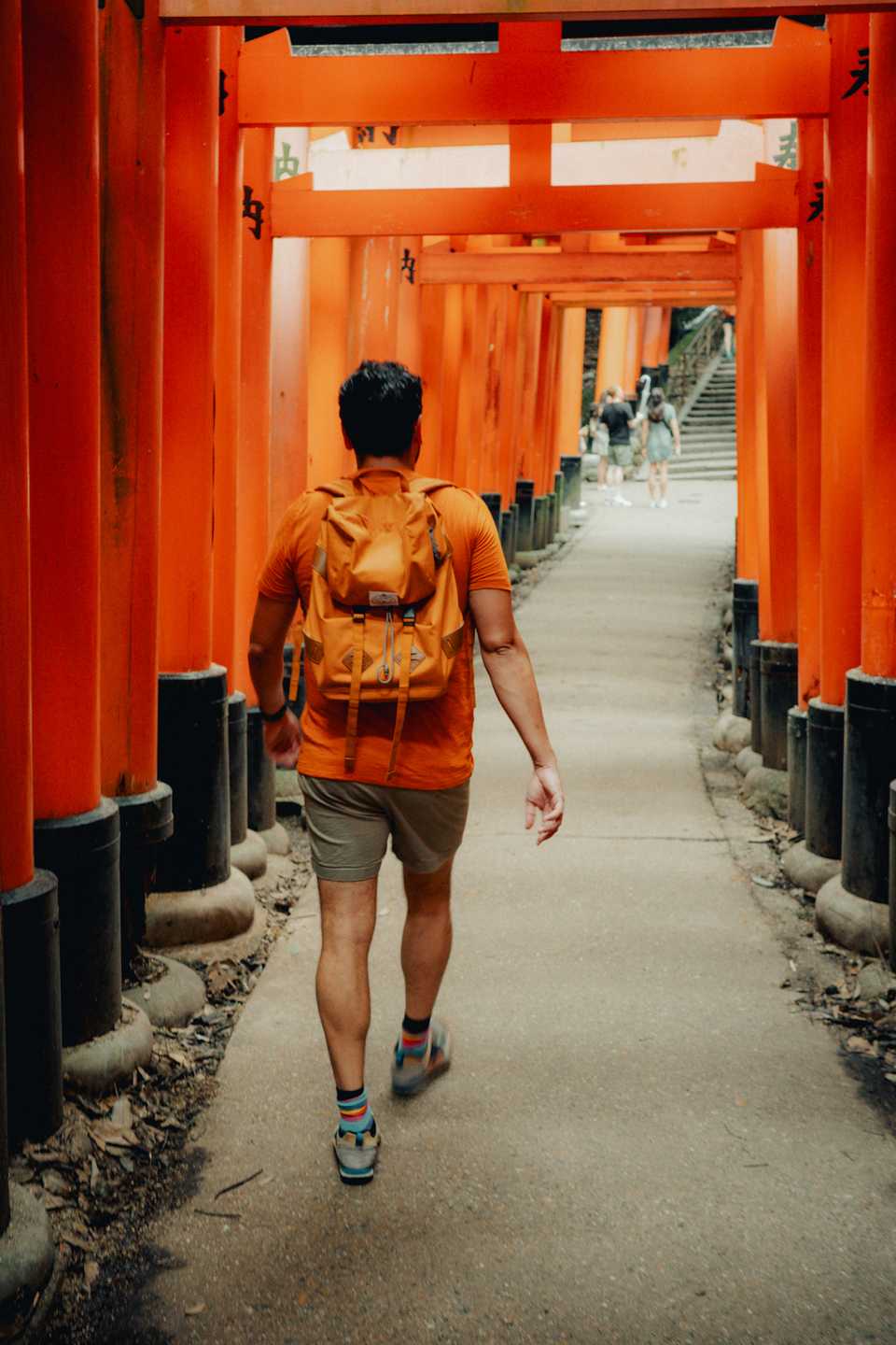 Charlie at the 1000 gates | Kyoto